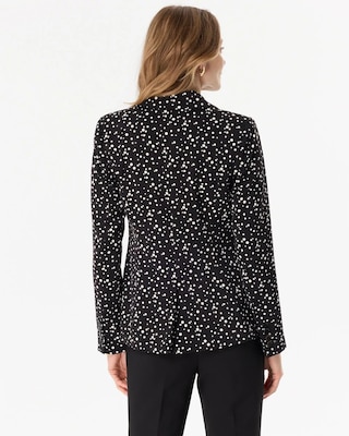 Petite Dot Print Blazer click to view larger image.