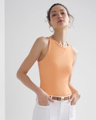 WHBM FORME™ Ribbed Stretch Tank