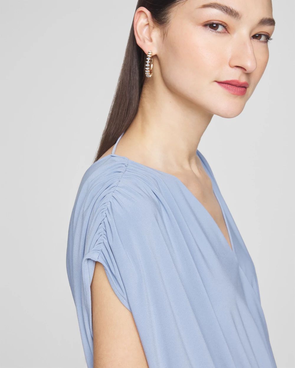 Matte Jersey Banded Bottom Top