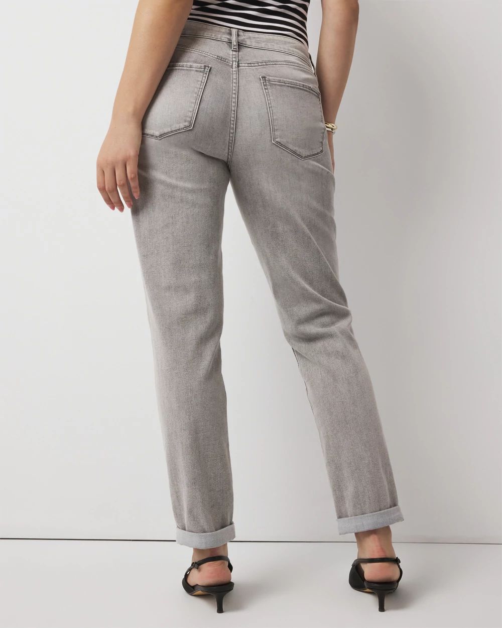 Curvy Mid-Rise Girlfriend Jeans