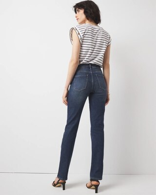 Curvy High-Rise Straight Jeans click to view larger image.