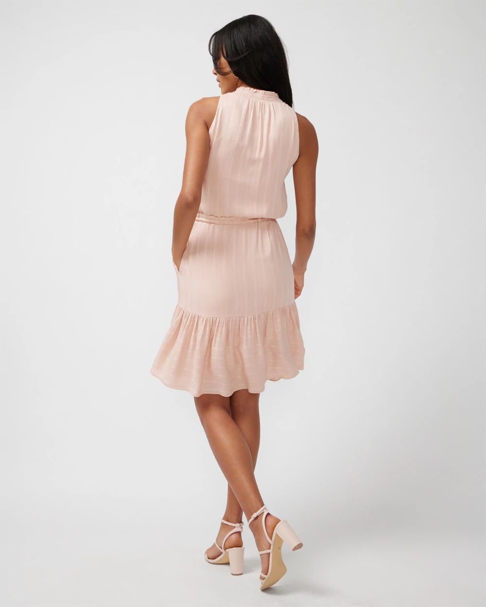 Drawstring Mini Dress