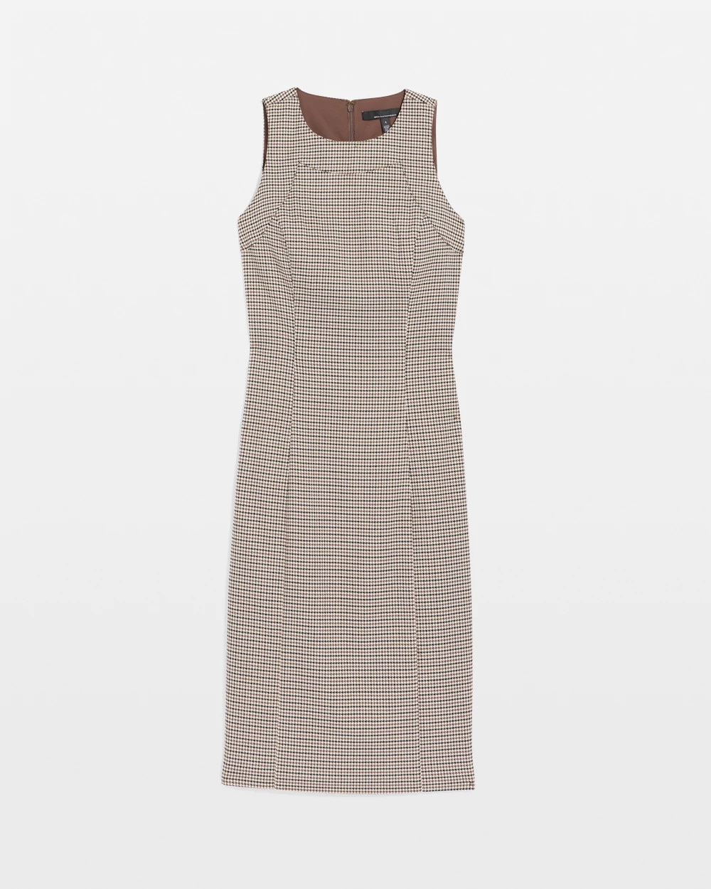 Houndstooth Sheath Dress