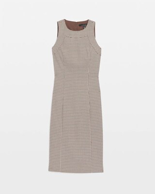 Houndstooth Sheath Dress click to view larger image.