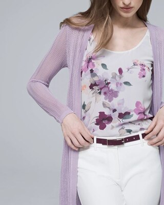 Suede Skinny Belt