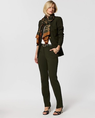 Petite Luxe Stretch High-Rise Zoey Straight Pant click to view larger image.