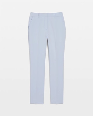 WHBM® Elle Slim Ankle Luxe Double Weave Pants click to view larger image.