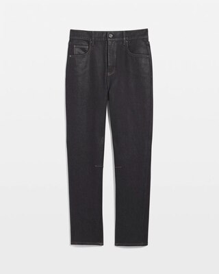 Petite Clear Coated Extra High Rise Barrel Jean click to view larger image.