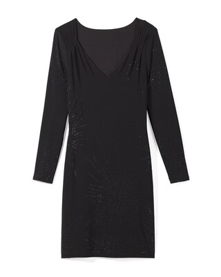 Petite Matte Jersey Pleated Shoulder Dress