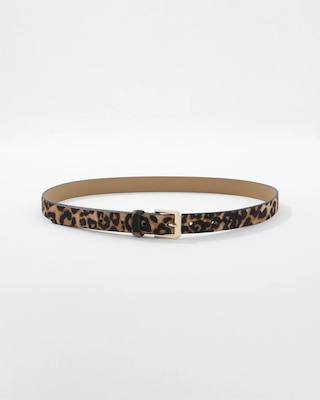 Leopard Skinny Pant Belt