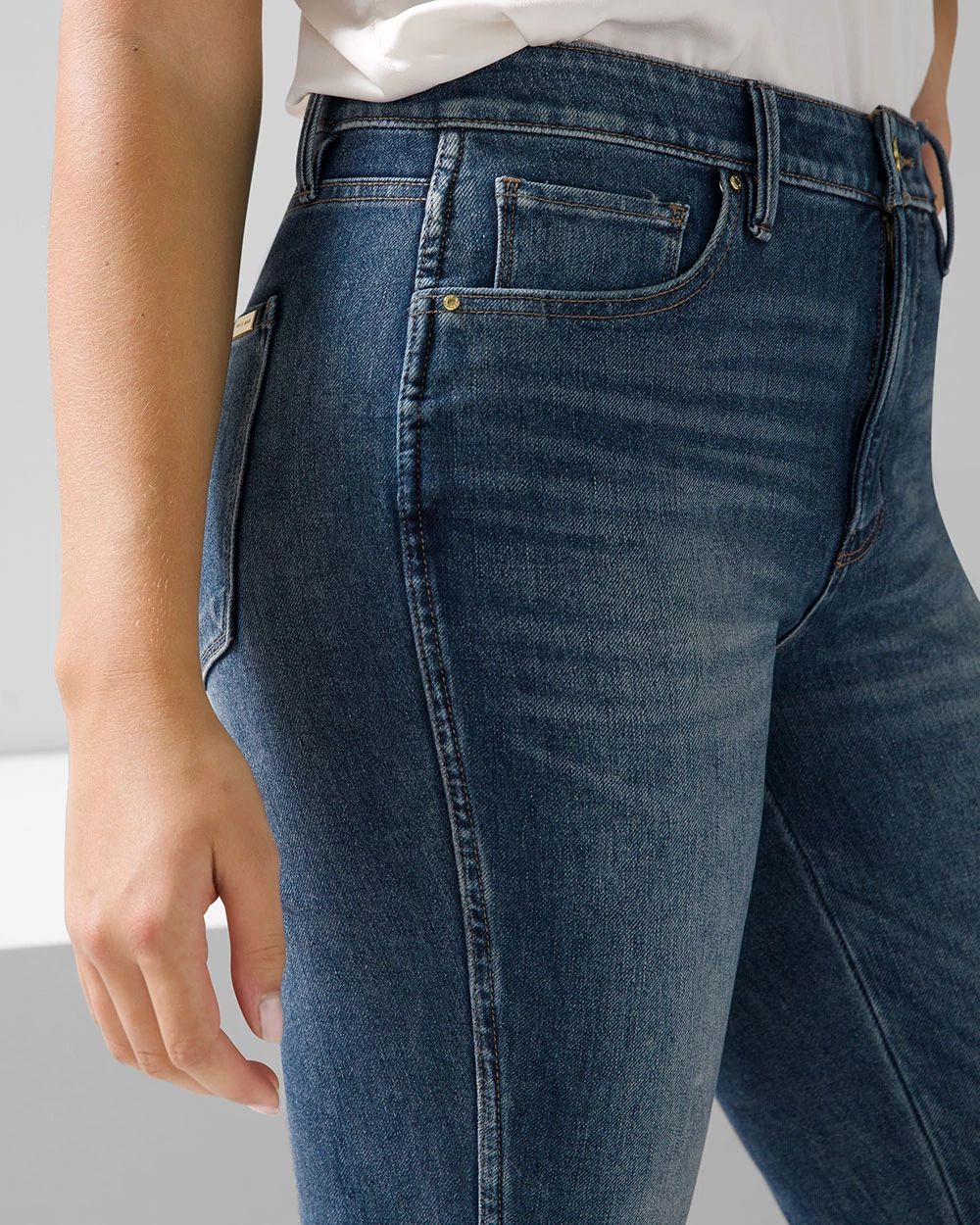 High-Rise Sculpt Straight Jeans click to view larger image.