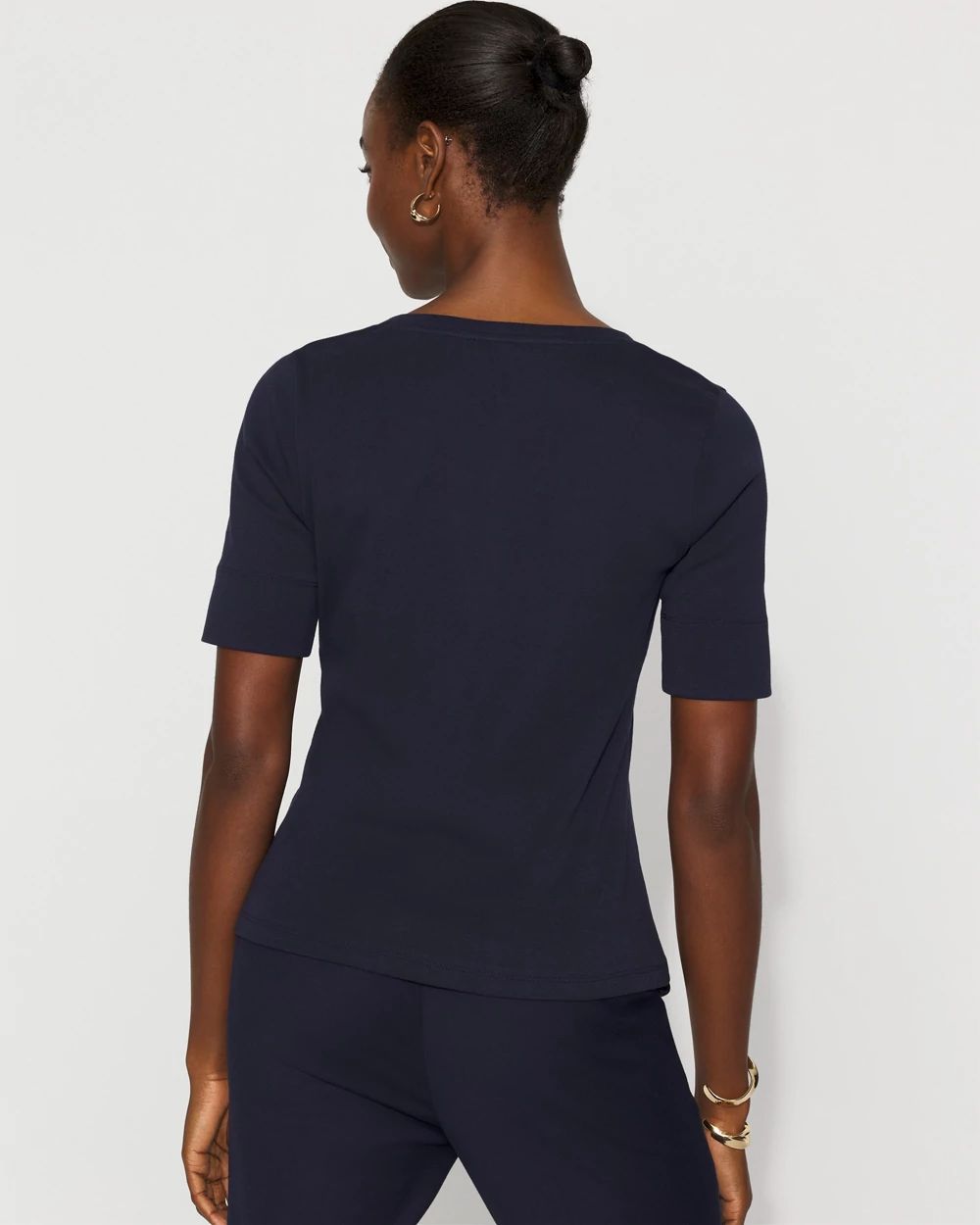 Elbow Sleeve Charm Tee