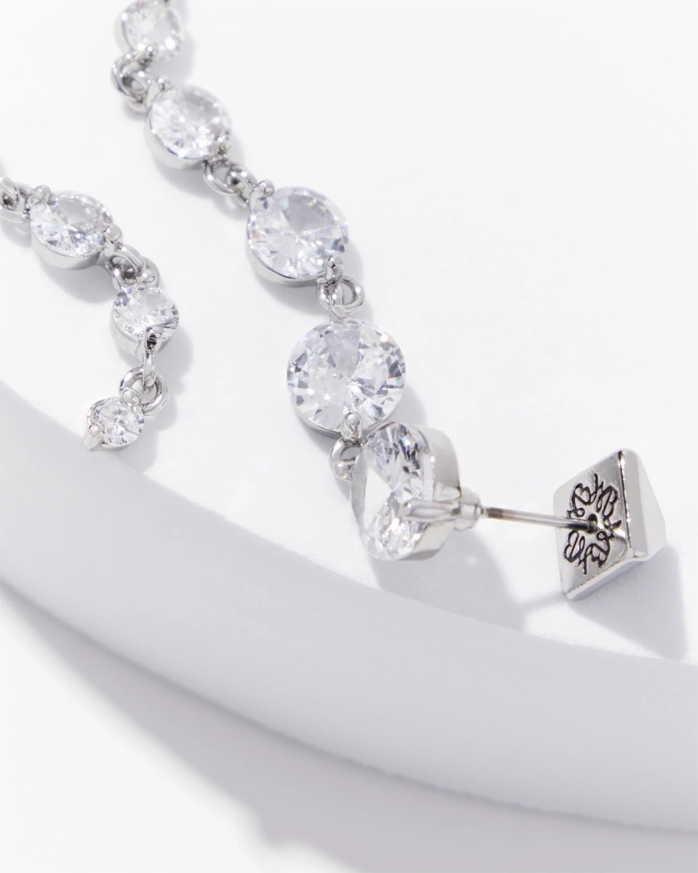 Crystal Linear Earrings - image 4