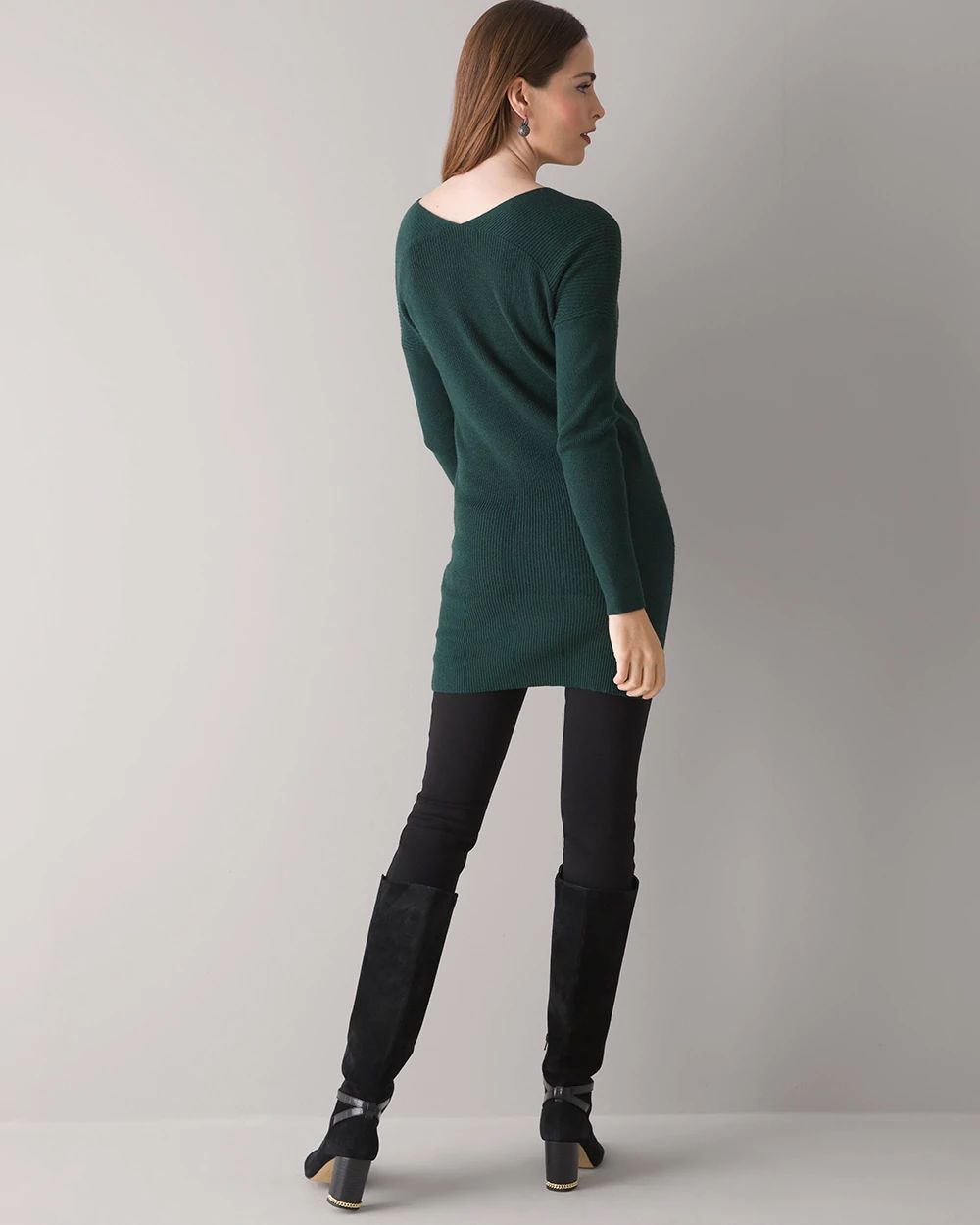 Long Sleeve Ribbed Tunic click to view larger image.