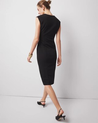 Petite Twist Detail Sheath Dress click to view larger image.