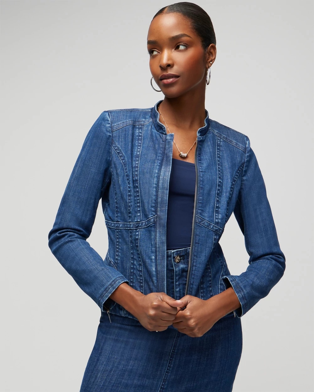 Fashion trap 3/4th Sleeve Washed Women Denim Jacket - Buy Fashion trap  3/4th Sleeve Washed Women Denim Jacket Online at Best Prices in India |  Flipkart.com