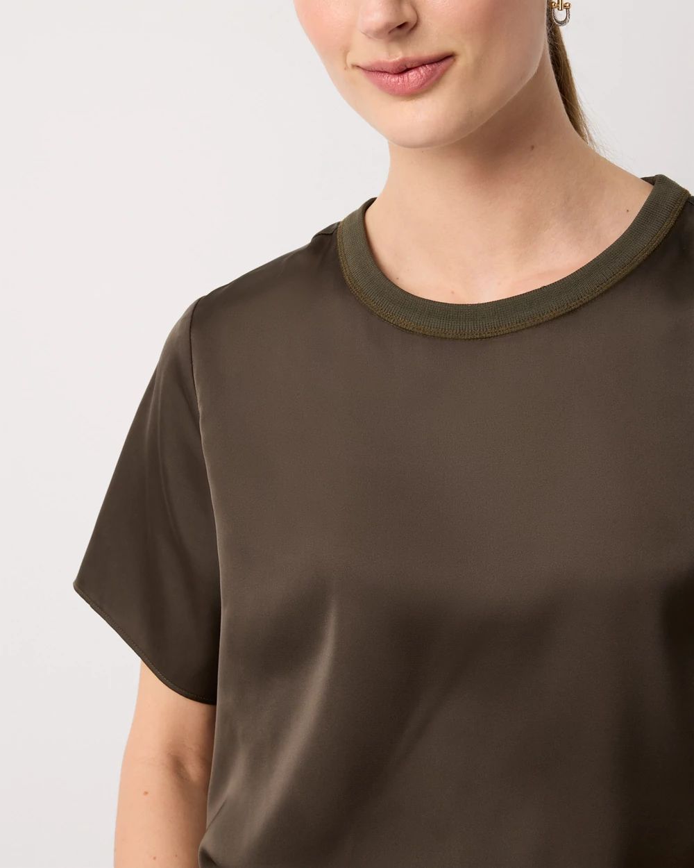Satin Tee click to view larger image.