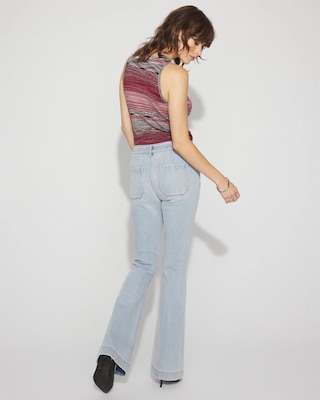 Extra High-Rise Novelty Pocket Flare Jean click to view larger image.
