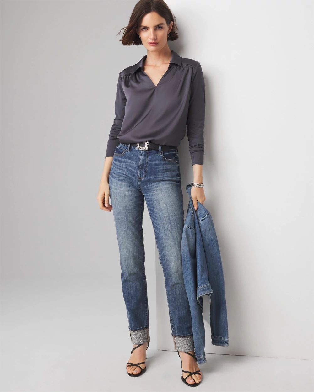 Woven Front Tee click to view larger image.