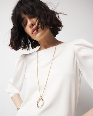 Sculptural Pendant Necklace