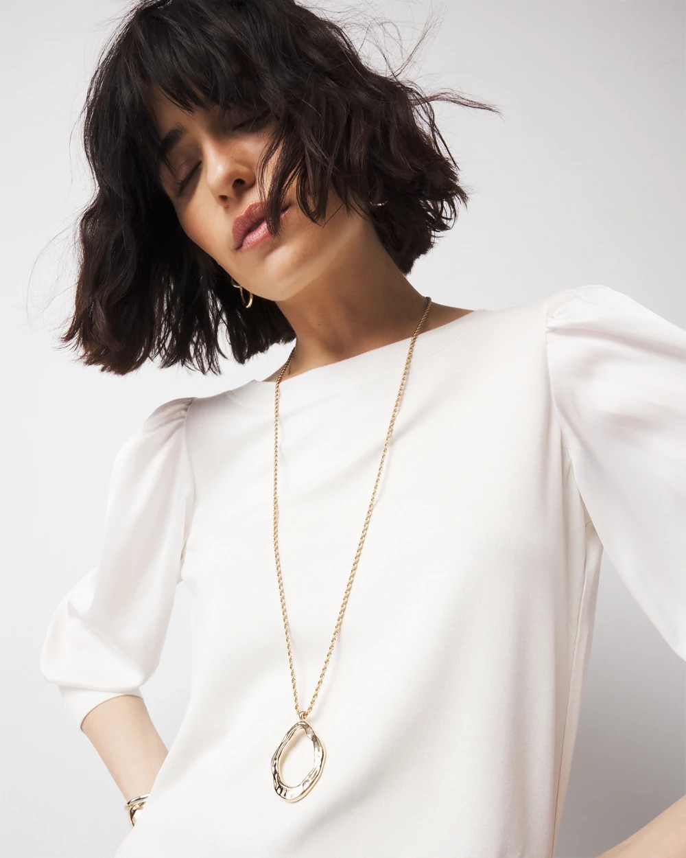 Sculptural Pendant Necklace