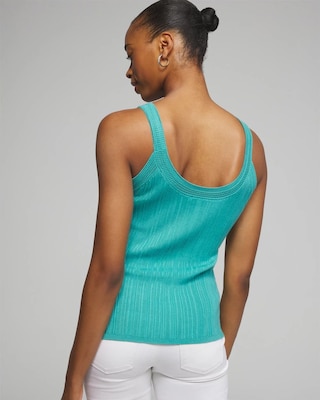 Outlet WHBM Stitch Accent Tank