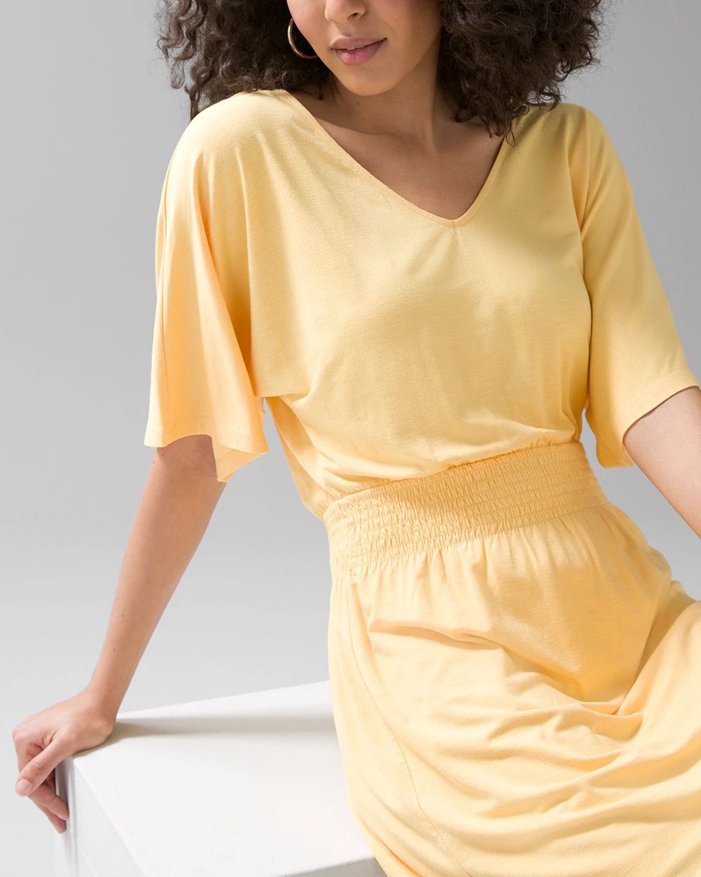 Short sleeve kimono dress cheap