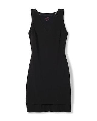 Sleeveless Matte Jersey Reversible Dress click to view larger image.