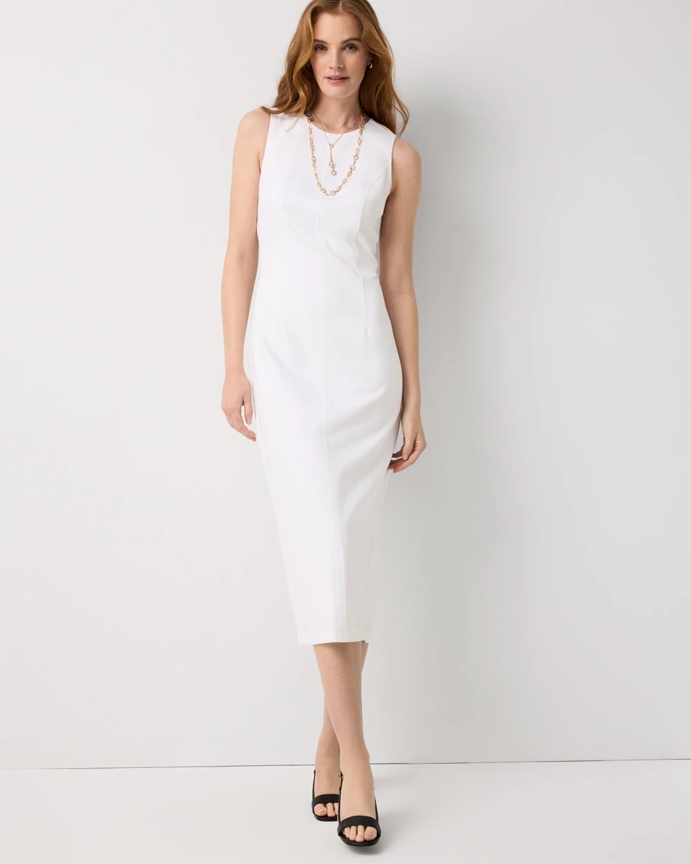 white house black market white dress Arielle's Wardrobe: Dress, Women's 14 Aiken Tack Exchange Its also sleeveless Sleeveless Cross-Front Sheath Dress |