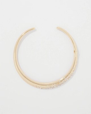 Dusted Pavé Collar Necklace