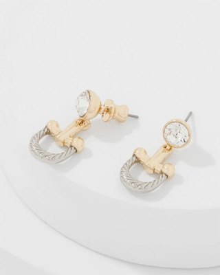 Horsebit Drop Earrings click to view larger image.