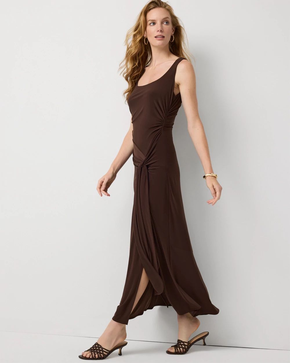 Sarong Midi Dress