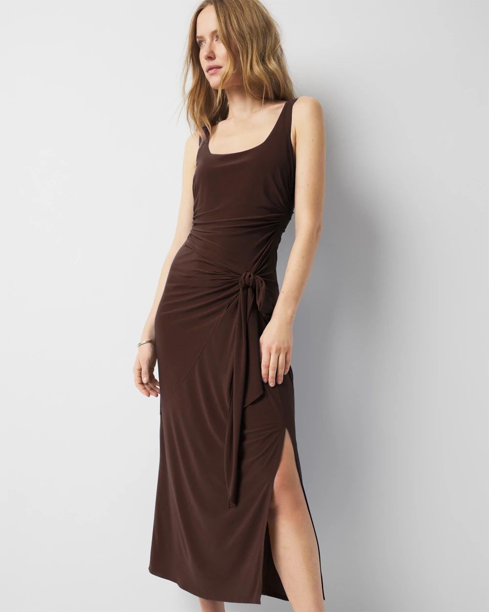 Sarong Midi Dress