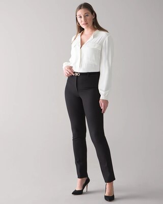 WHBM® Elle Slim Trouser Comfort Stretch Pants click to view larger image.