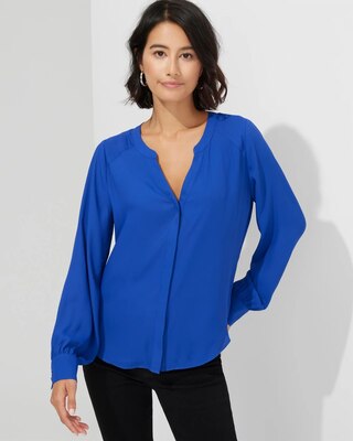 Outlet WHBM Soft Button-Down Shirt