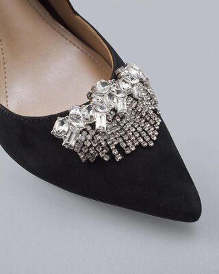 Silvertone Chandelier Jewelry Clips
