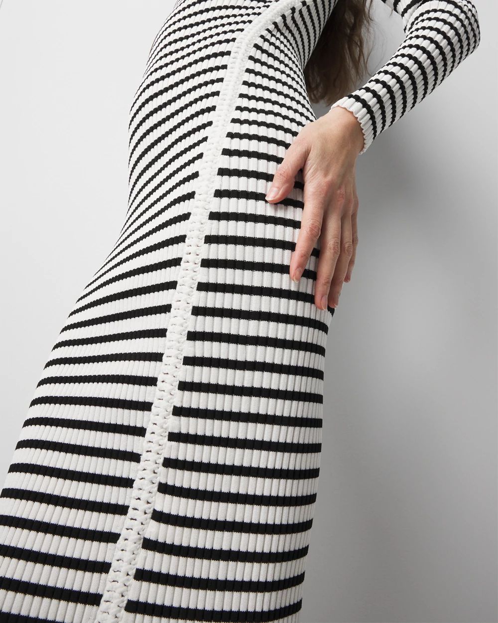 Petite Crochet Sweater Dress
