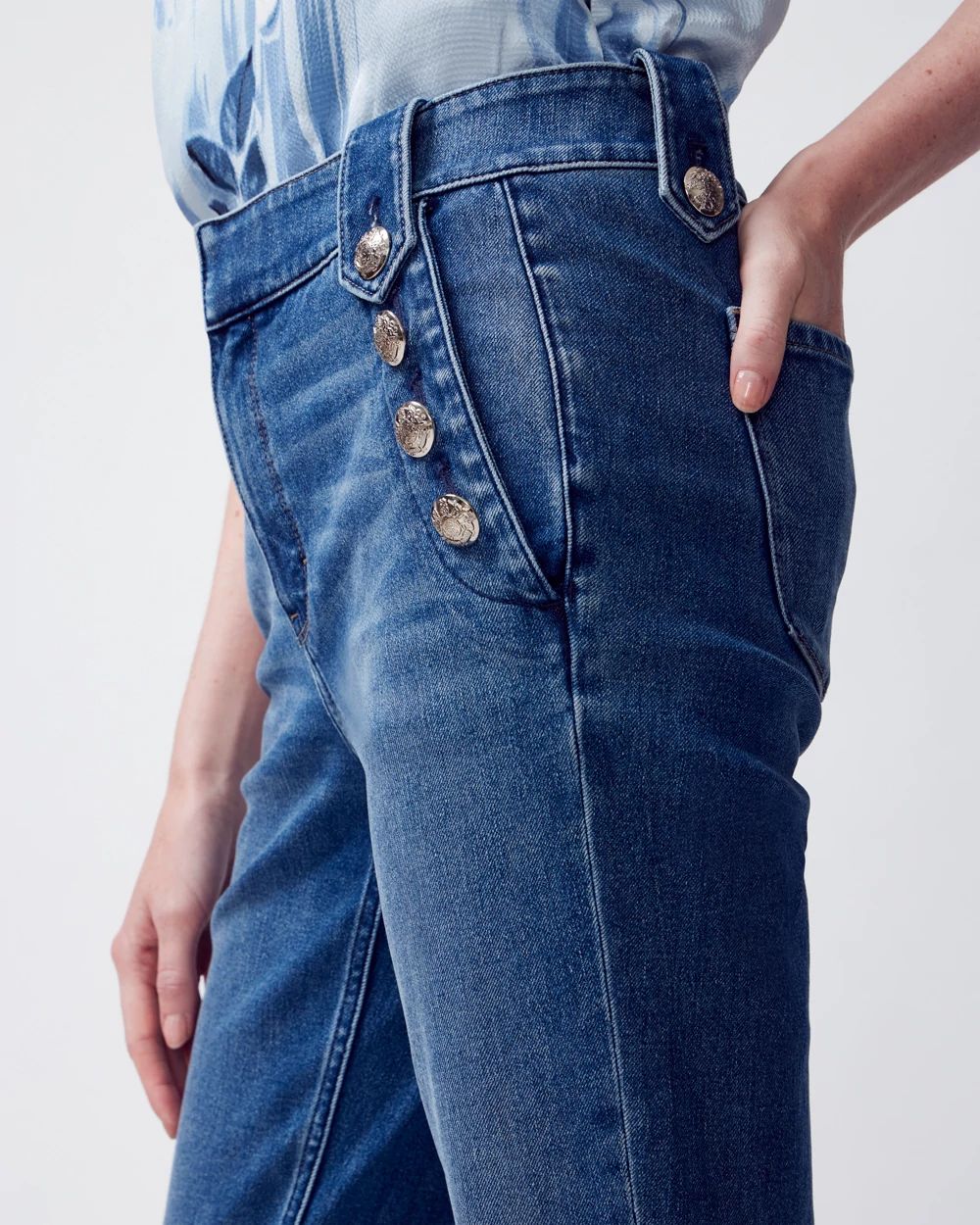 High-Rise Sculpt Mariner Straight Jeans