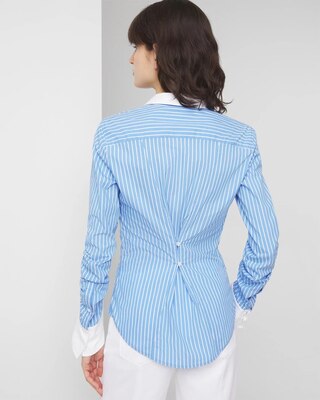 Cuffed Poplin Shirt click to view larger image.