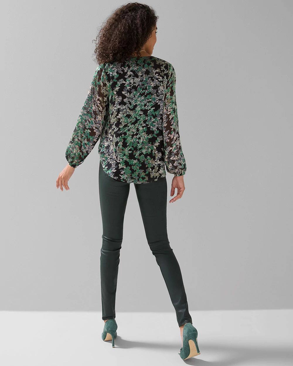 Long Sleeve Silk Blouse