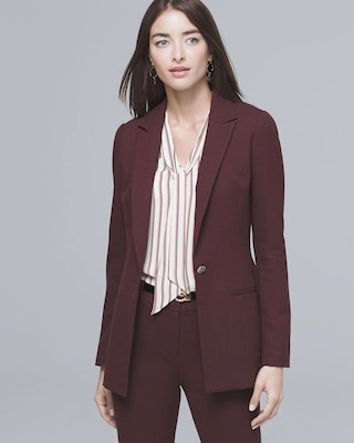 Luxe Suiting Longline Jacket