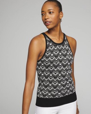 Outlet WHBM Textured Halter With Band