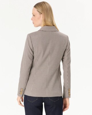 Houndstooth Double-Breasted Blazer click to view larger image.