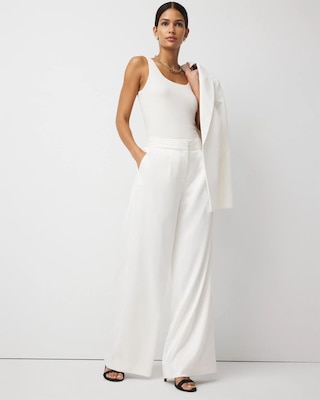 Satin Ultra Wide Leg Pant