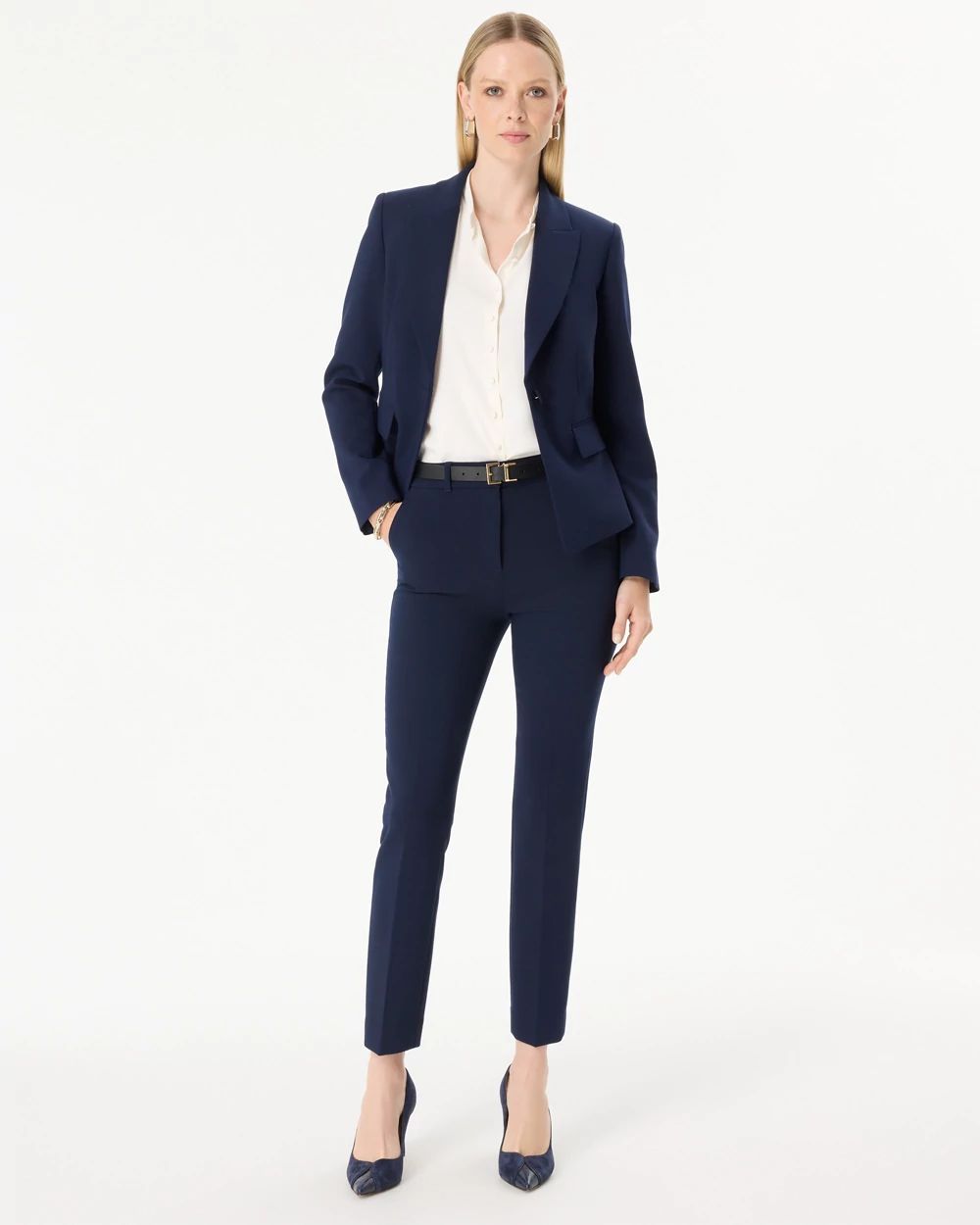 Luxe Stretch High-Rise Elle Slim Ankle Pant click to view larger image.