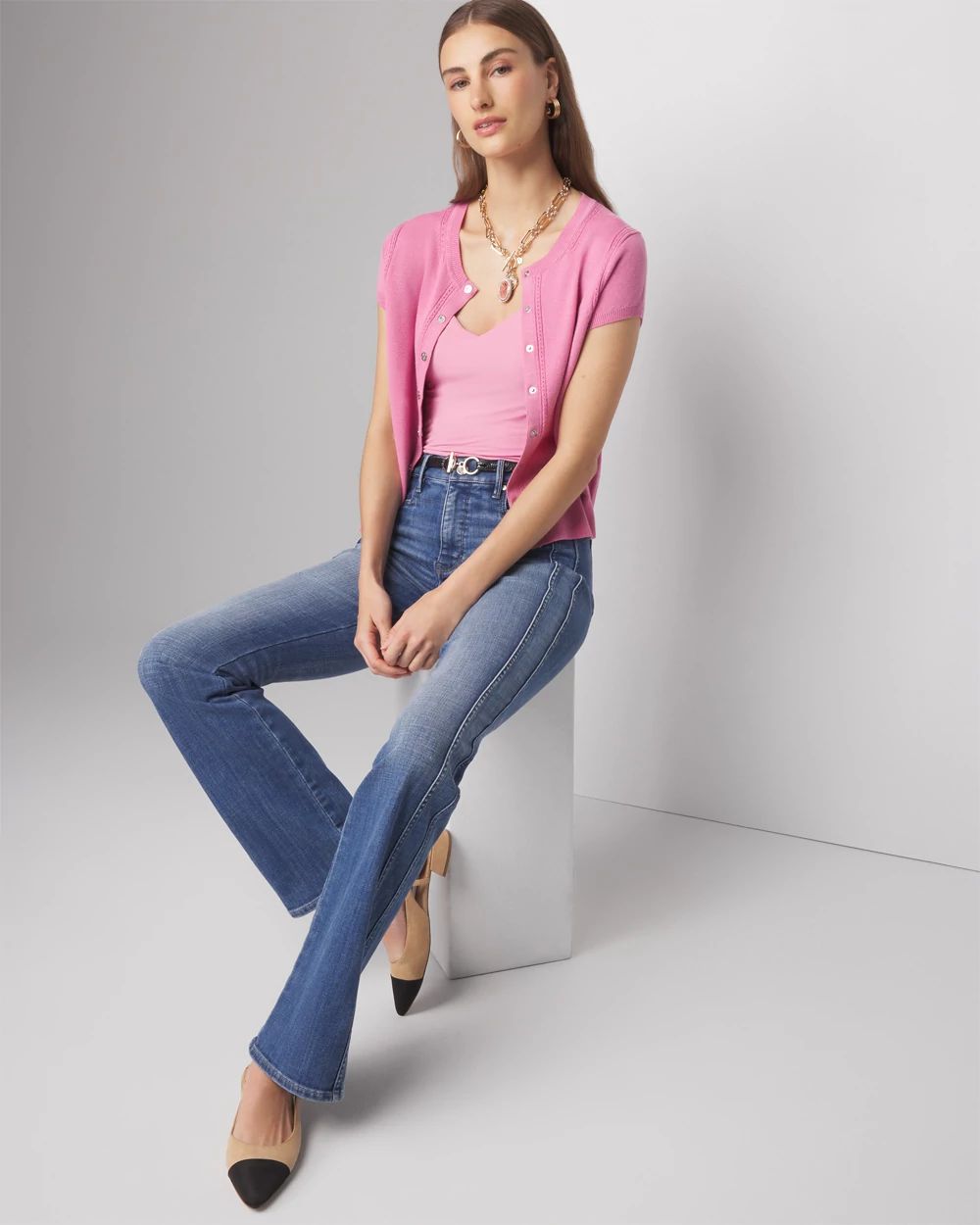 WHBM FORME™ All Ways Stretch V-Neck Cami