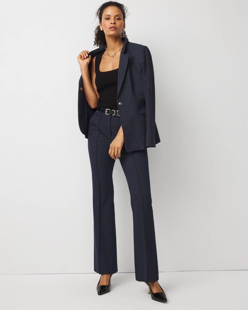 WHBM FORME™ Ribbed Ottoman Tank click to view larger image.