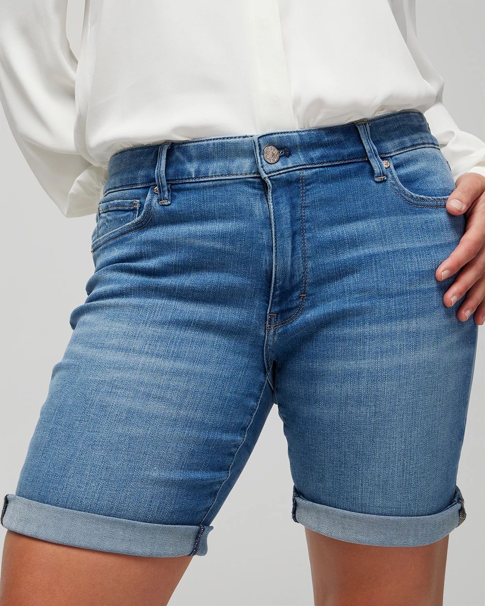 Curvy Mid-Rise Everyday Soft™ Bermuda Curvy