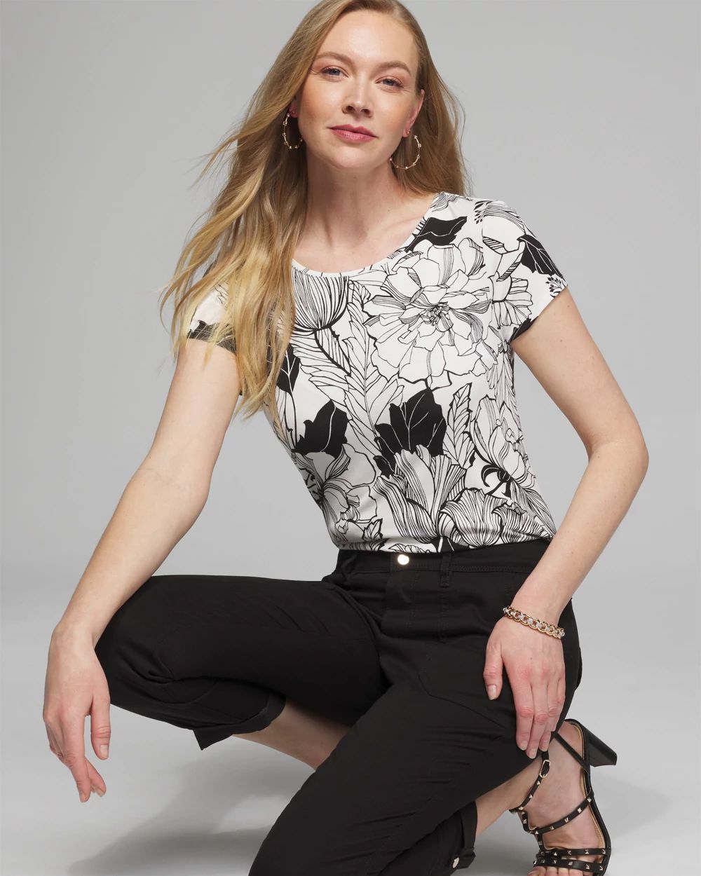 Outlet WHBM Crew-Neck Foundation Tee