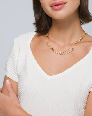 The WHBM Convertible Mask Necklace